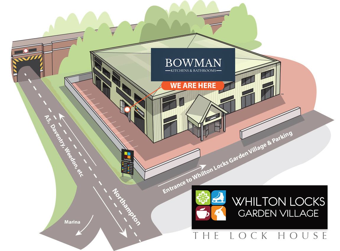 BOWMAN kitchens and bathrooms whilton-locks-garden-village