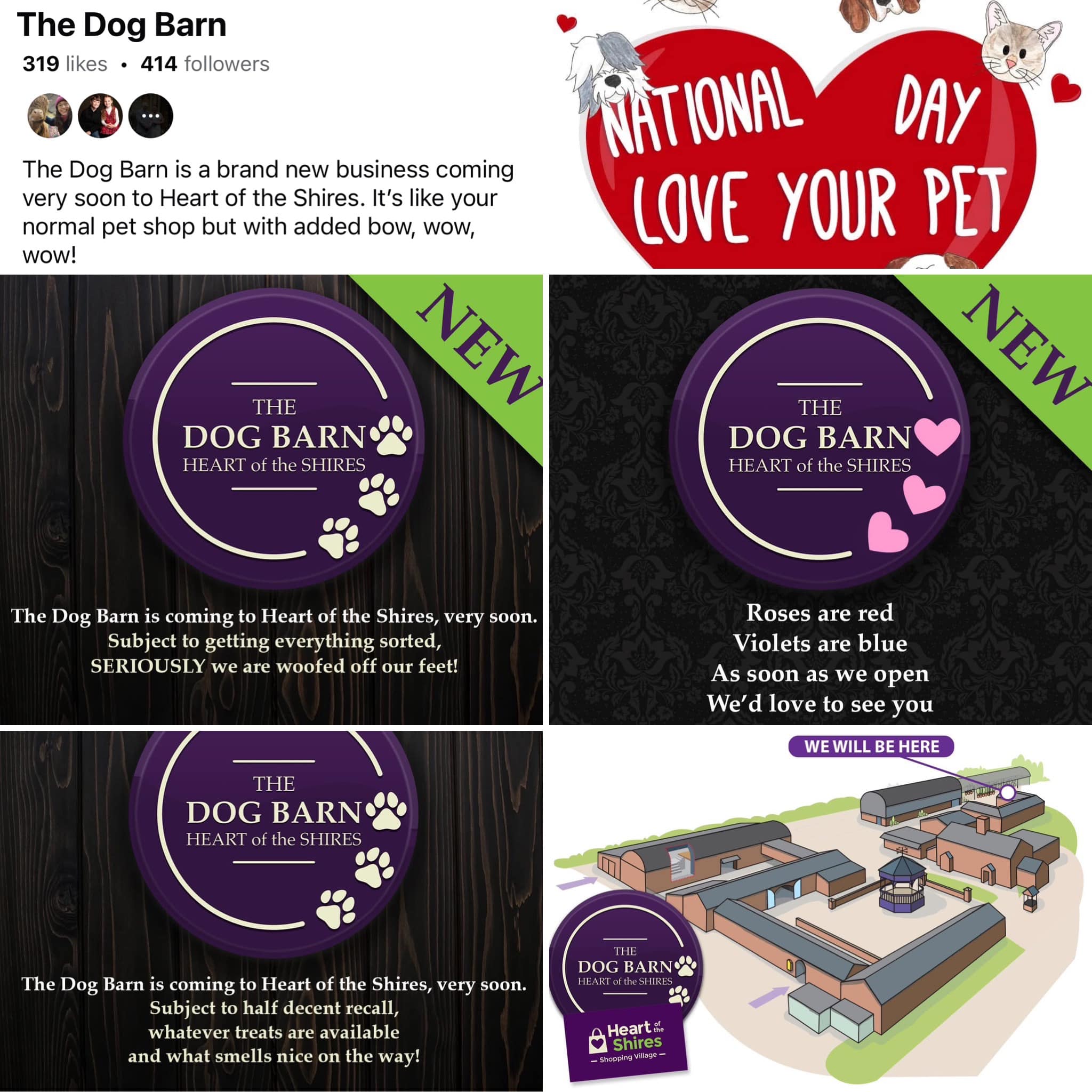 Heart of the Shires Dog Barn