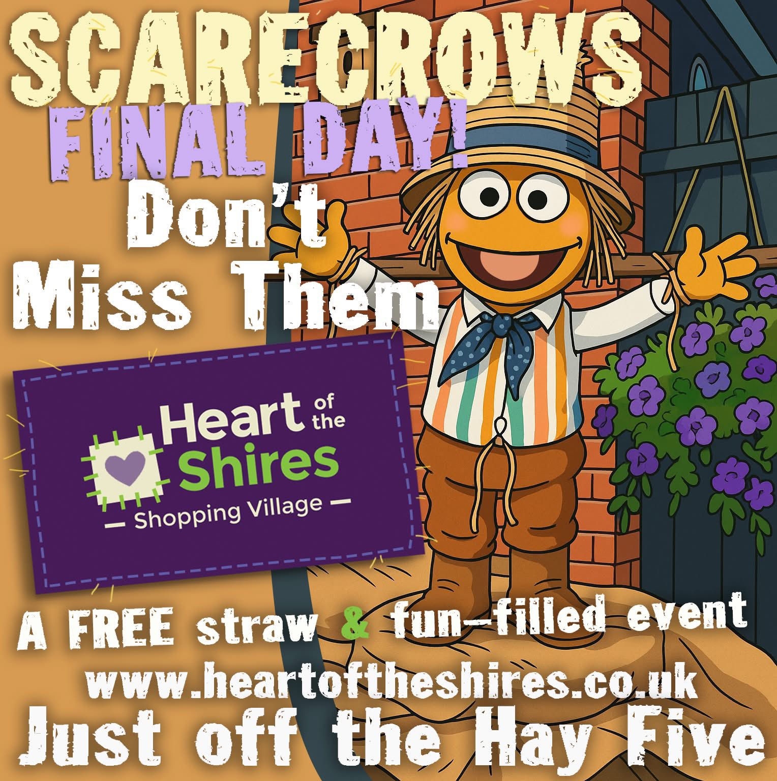 scarecrows at heart of the shires