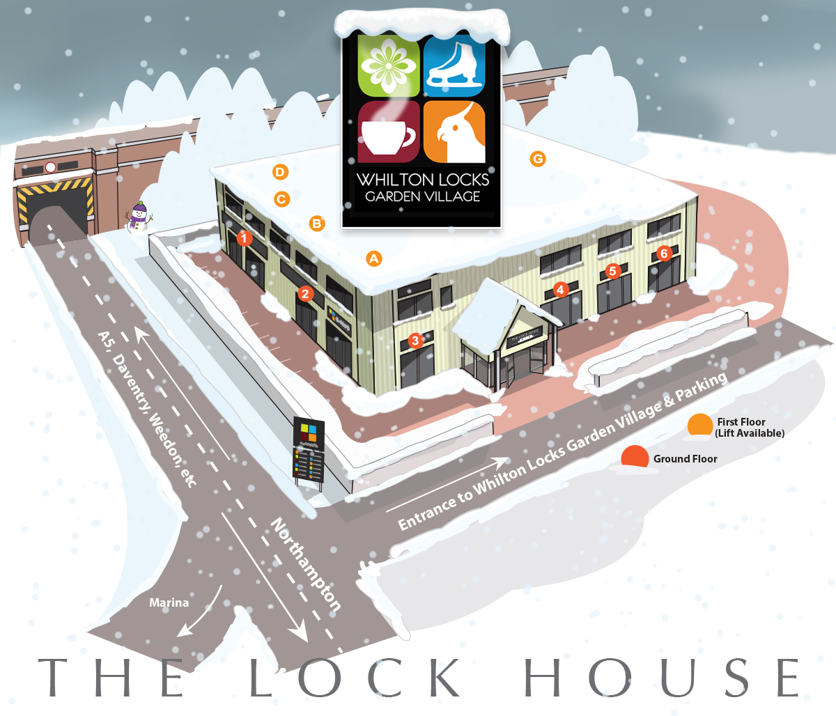 The Lock House at Whilton Locks Garden Centre