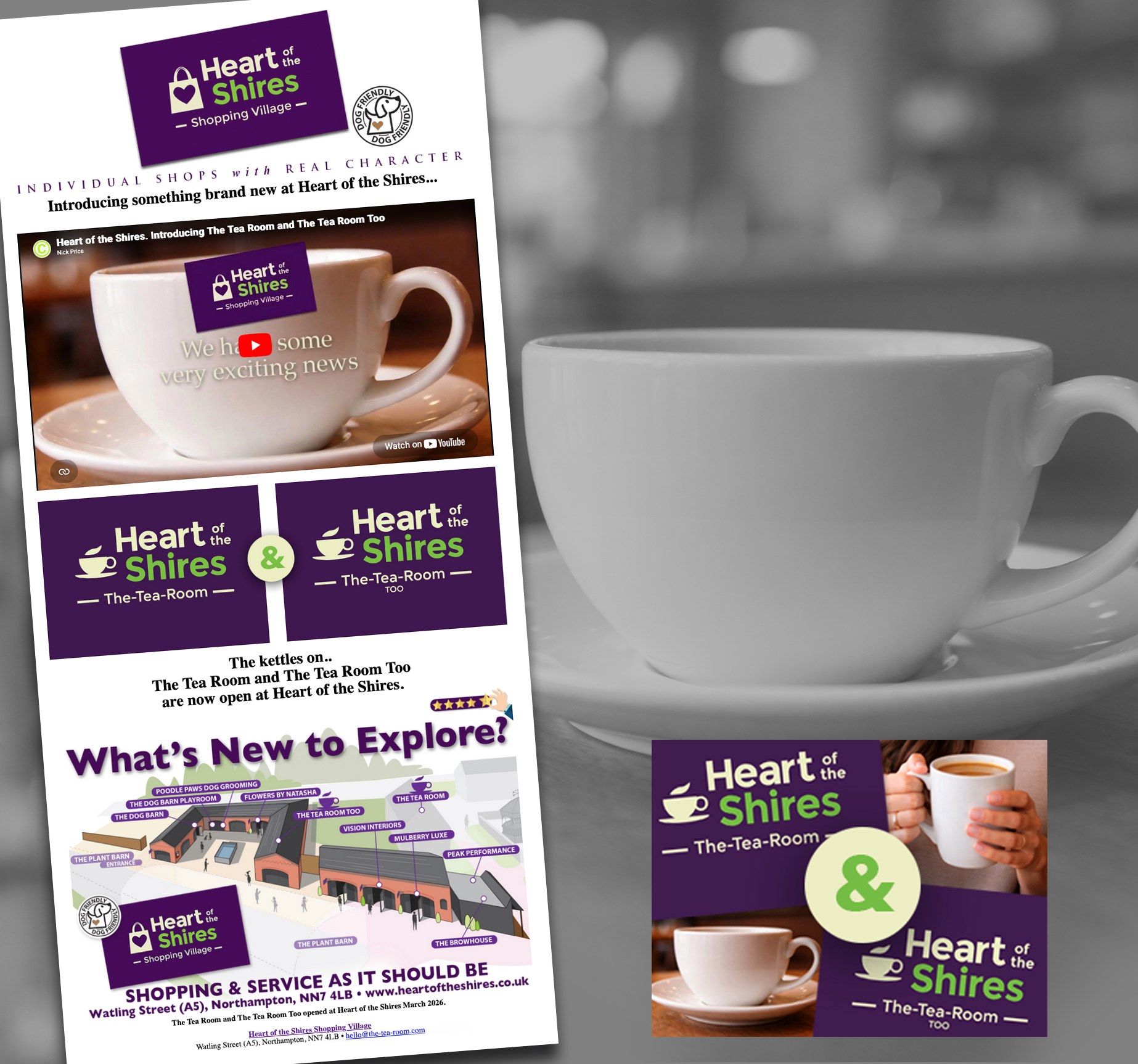 The tea room at heart of the shires