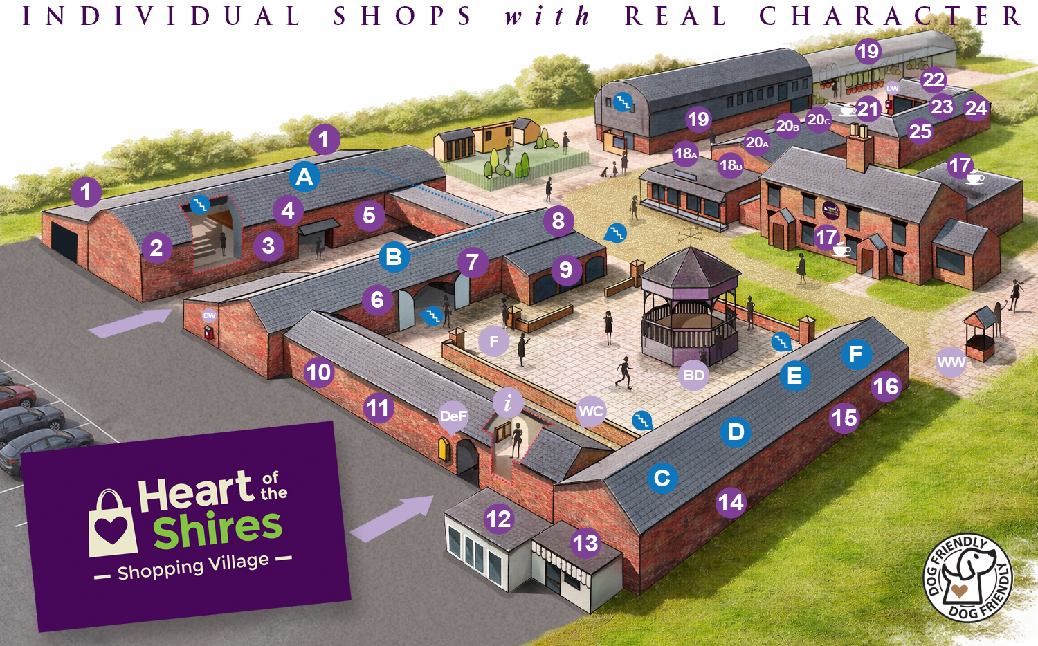 Heart of the shires shops