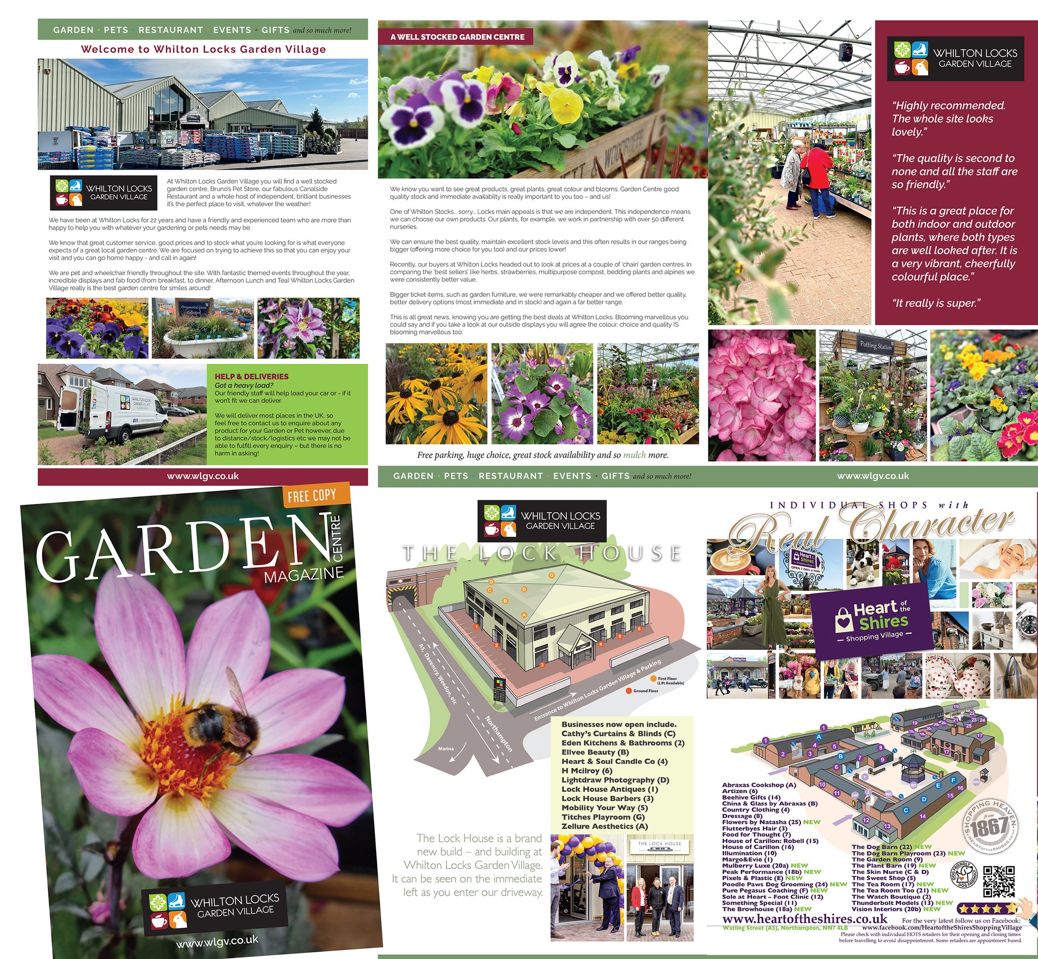 Whilton locks garden centre marketing