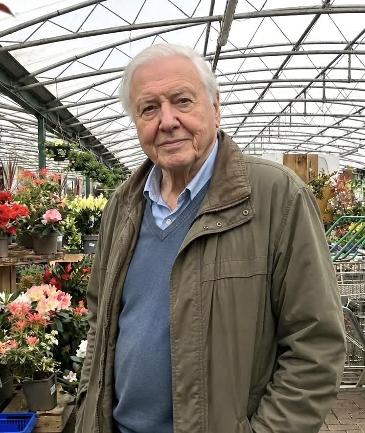 Sir David Attenborough at Whilton Locks