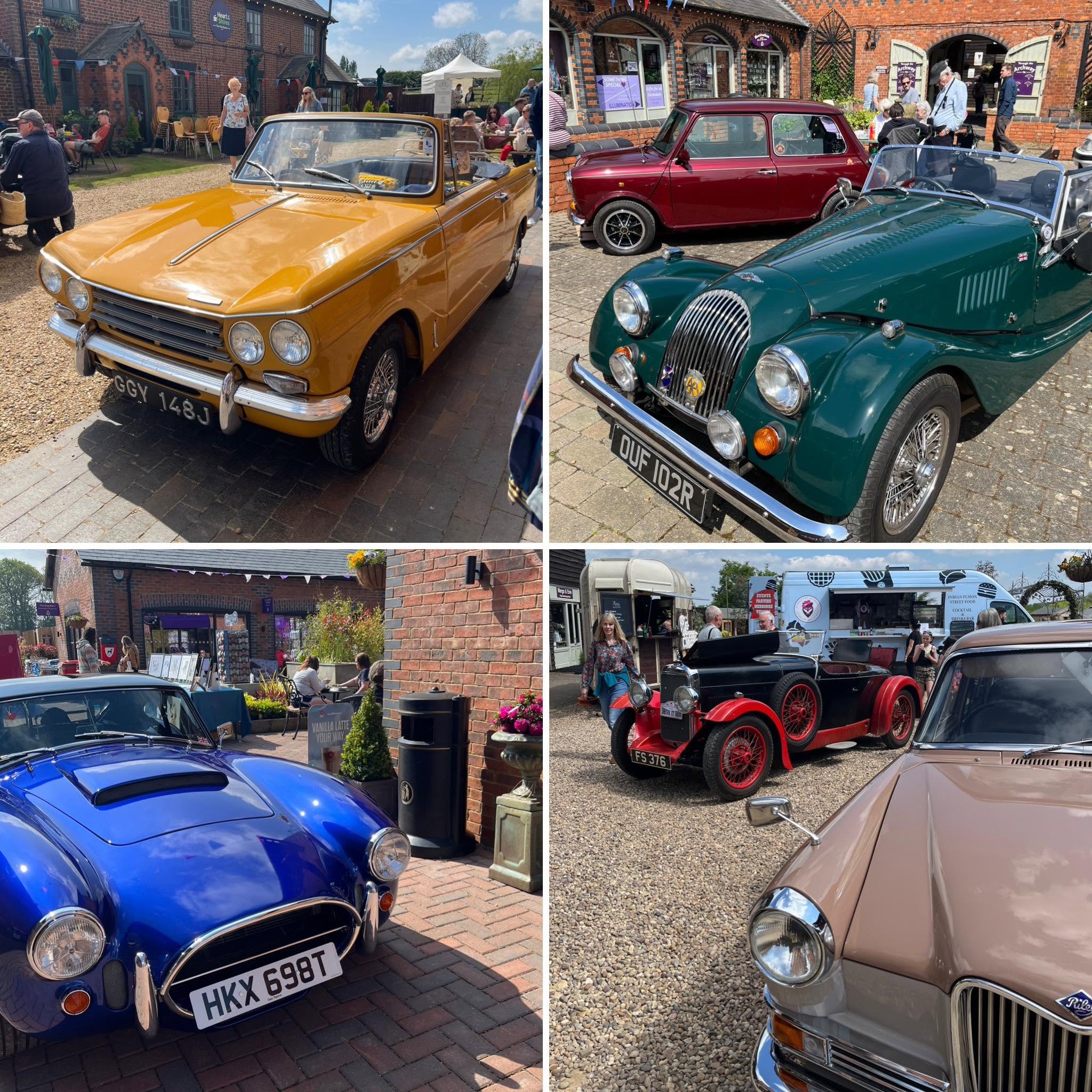 classic cars at Heart of the Shires