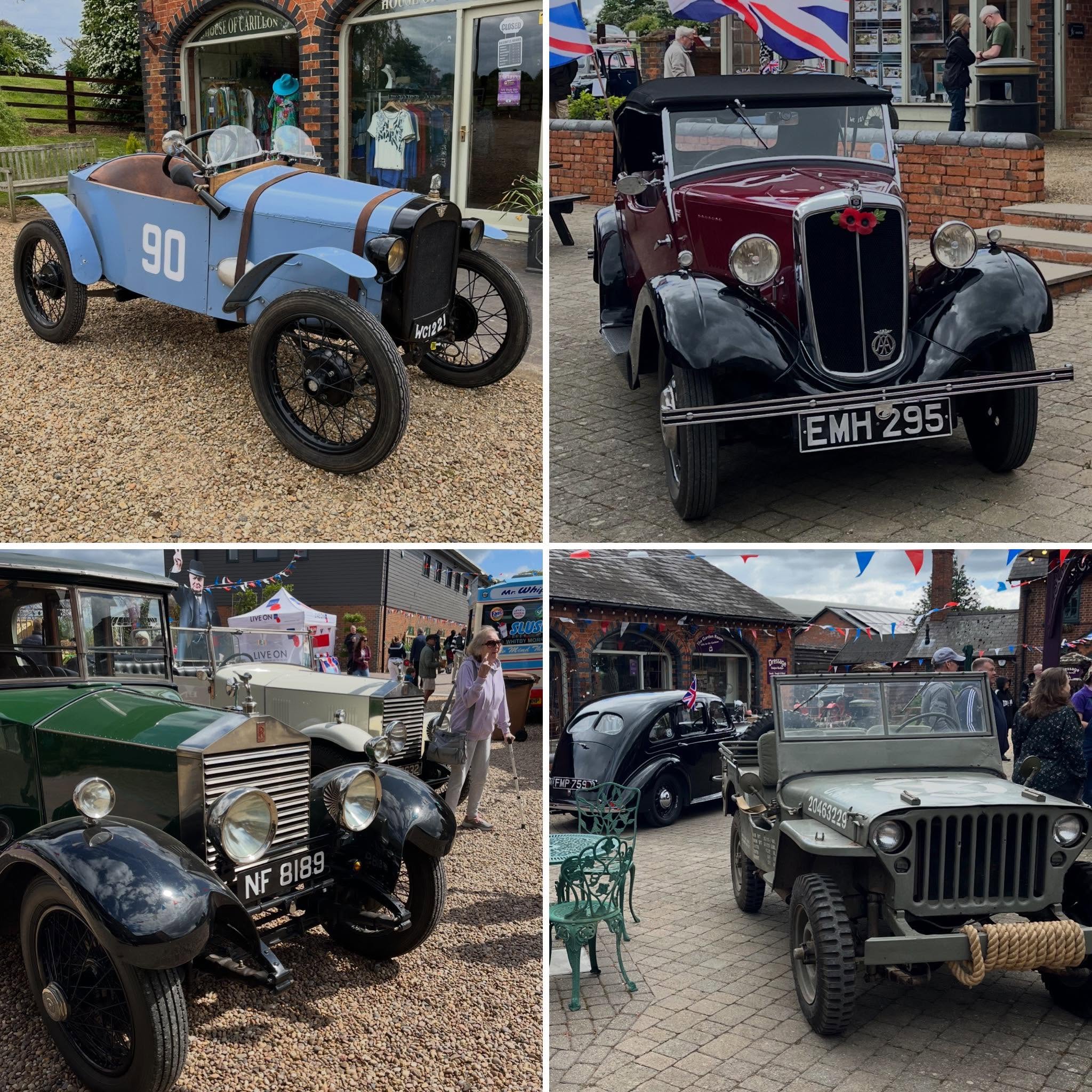 classic cars at Heart of the Shires