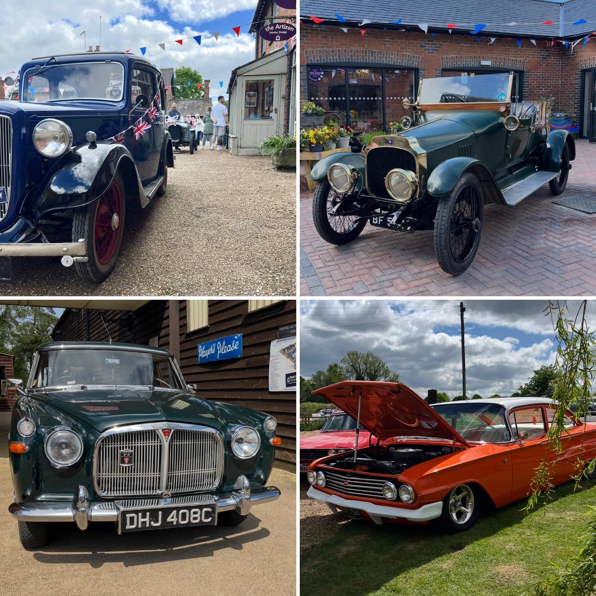 classic cars at Heart of the Shires
